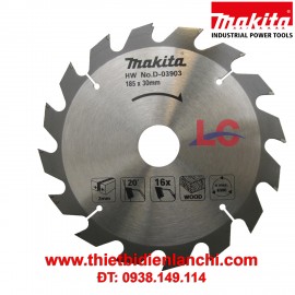 Lưỡi cưa gỗ tròn Makita D-03903 (185 x 30 x 16mm)